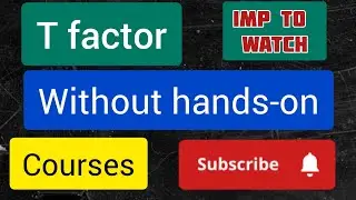 T-Factor | tcs | without hands-on courses | complete info| subscribe now
