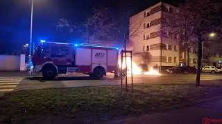 Pożar samochodu osobowego na ul. św Antoniego. [03.02.2025]