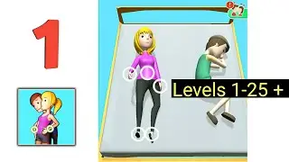 Move People - Levels 1-25 + STORY / Gameplay Walkthrough  (Android Game)