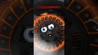 STOP Riding The Clutch! 😱 #shorts #Animation #Cars #Mechanic #DrivingFails #Satisfying