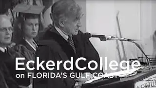 Elie Wiesel speaks at Eckerd College Commencement of the Class of 1998