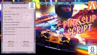 FIVEM - Richfie21 - Pink Slip (Vehicle Transfer) [ESX][QB][OX][QS][MF]