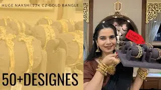 Light weight Gold bangle designs, 22k Cz bangles weight and price | Kankanalu, Kada Latest designs