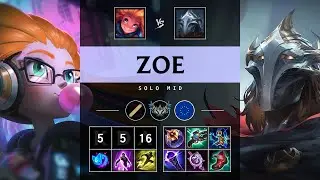 Zoe Mid vs Viktor - EUW Challenger Patch 25.21