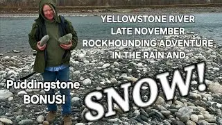 Yellowstone River Rock Hunt: Amazing Geology & Petrology Rockhounding Adventure, Columbus, Montana 2