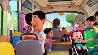 Wheels on the Bus 🚍 | Colorful Bus Song 🎵 | Fun Cartoon Rhymes 🌟 | Baby kids