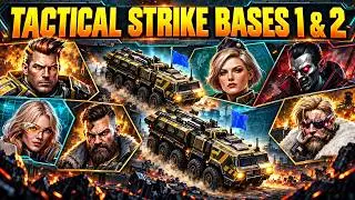 War Commander: New Platoon Setup Smashes Tactical Strike Bases 1 & 2!