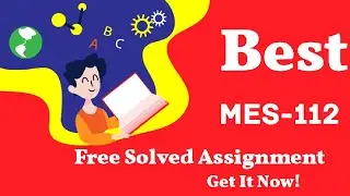 MES 112 Solved assignment| 2023|