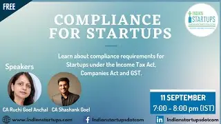 Indian Startups : 𝐂𝐨𝐦𝐩𝐥𝐢𝐚𝐧𝐜𝐞 𝐟𝐨𝐫 𝐒𝐭𝐚𝐫𝐭𝐮𝐩𝐬