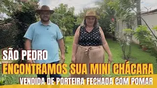 CASA 2 DORMITÓRIOS E AMPLO QUINTAL VENDIDA DE PORTEIRA FECHADA EM SÃO PEDRO
