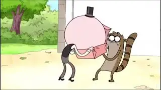 Regular Show - Pops Eats Donuts
