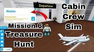 Миссия по поиску сокровищ в симуляторе бортпроводников (Roblox)