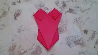 Cómo hacer un TRAJE DE BAÑO de papel ✅  | Origami PASO A PASO