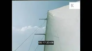 Sailing on Lake Balaton, 1970s Hungary in HD