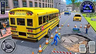School Bus Coach Driver Games - City Passenger Bus Driver Simulator | Android Gameplay