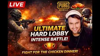 Hard Lobby ULTIMATE PUSH 🚀 Road to Top Rank | PUBG Mobile Live