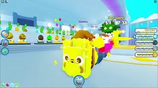 POV: You are a Huge Golden Santa Paws in Pet Sim X