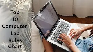 Easy Step by Step computer lab manners chart full tutorial 