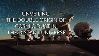 The Double Origin of Cosmic Dust in the Distant Universe