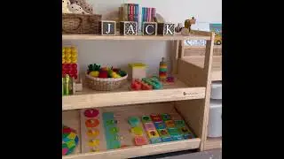 My Duckling NALA Adjustable Solid Wood 3 Layer Storage Shelf