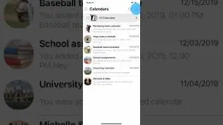 Adding shared calendars (Mobile)