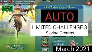 Limited Challenge Stage 3 Auto (March 2021) Saving Dreams Eloise (Limited Challenge Dream Witch)