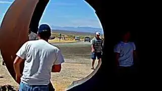 Historic tour of TRINITY Nuclear Explosion site, featuring the Jumbo-steel-drum