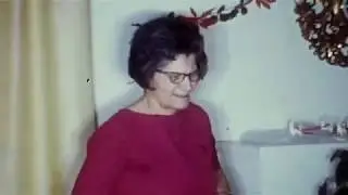 Vintage 1968 Christmas Eve 8mm Film Found Footage Home Movie Opening Gifts Presents