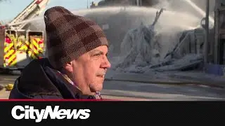 Manwin Hotel in Winnipeg burns down