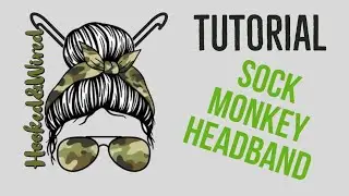 How To Knit A Headband (Addi or Sentro knitting Machine) Sock Monkey Headband