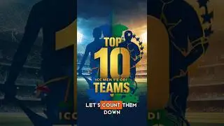 Top 10 ICC Men&rsquo;s ODI Cricket Teams in the World (2025 Rankings) 🏏