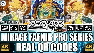 QR MIRAGE FAFNIR PRO SERIES QR CODE ALL FAFNIR QR CODES BEYBLADE BURST APP QR CODES