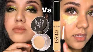 NEW MISS CLAIRE Fake It Ultimate Cover Concealer VS MISS CLAIRE Full Coverage Concealer ! WEAR TEST?