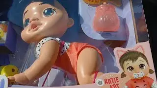 Baby Alive Crawl N Play unboxing plus short Baby Alive skit