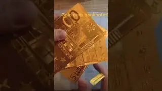 GOLD EURO BANK NOTES 💴 | THE NEW GOLD MONEY 💴