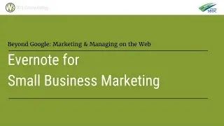 Evernote for Small Business Marketing