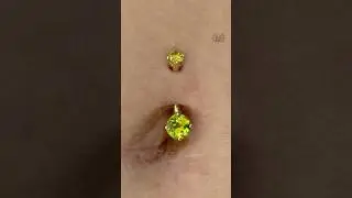 Beautiful Flat Helix & Navel Piercing Glow-Up ✨ | Santa Monica Piercing Studio