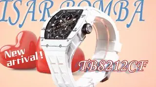 New Bomb!! Navajo White Version - new collection - TB8212CF - UPGRADE CARBON FIBER WATCH