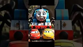 Haunted Train is Chasing Them! | Kereta Hantu Serang Mobil! 👻🚂