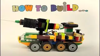 LEGO 11014 Military Car ⚔🔫💣 MOC 👍 How to Build Rocket Military Car from Lego Classic 💰💲 Save Money