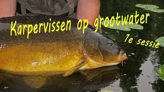Karpervissen op grootwater 1e sessie - Boustails - live runs