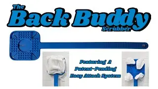 The Back Buddy Scrubber + Wash Cloth Demo
