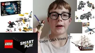 LEGO Smart Bricks? My first LEGO Star Wars set? My favourite LEGO minifigure? | Vader Q&A Week 17!