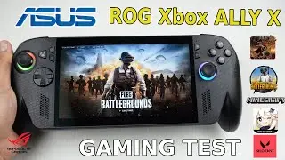 ASUS ROG XBOX ALLY X: Gaming TEST | PUBG, Genshin Impact, DOOM, Valorant y Minecraft