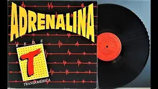 Adrenalina - Rede Transam&eacute;rica FM - (Colet&acirc;nea Pop Internacional) - (Vinil -1994) - Ba&uacute; Musical