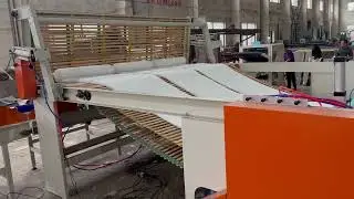 ZXJ-787 Pillow winding up making production line polyester fiber sheets pillow machine 
