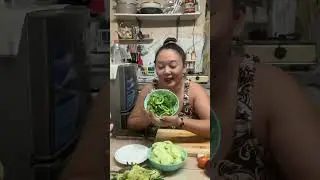 Piritong bangus + ginisang ampalaya + pipino.😋