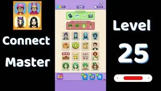 Connect Master Level 25 Walkthrough 🧩 | Match Puzzle | Puzzle Solutions & Tips | Go Answer