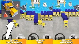 Cargo Truck Parking Gameplay Walkthrough #1 (Android, IOS)