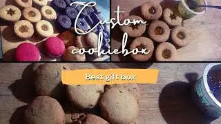 Custom cookie box/For a perfect holiday/Gift box/Different shapes and different flavors.